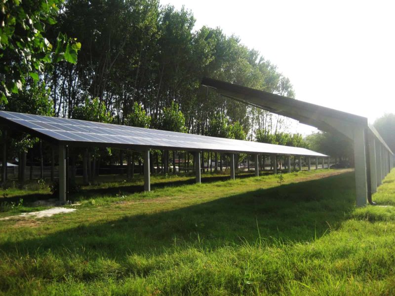 Sistema di pensiline fotovoltaiche
